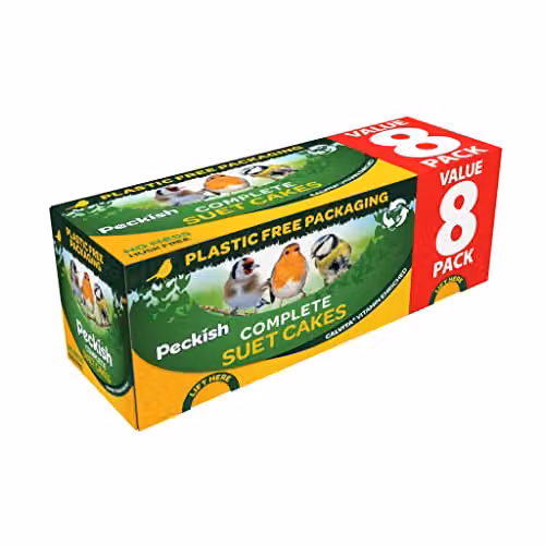 Peckish Complete Seed and Nut Suet Cakes, 8 Pack, Multicolour – 2