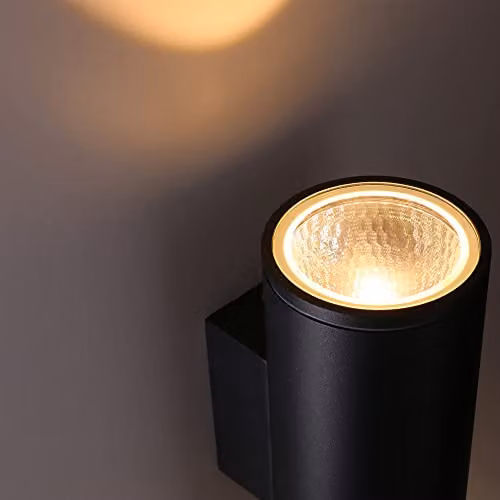 Netlighting Orion LED Outdoor Surface Mounted Wall Light Black IP54 – 3