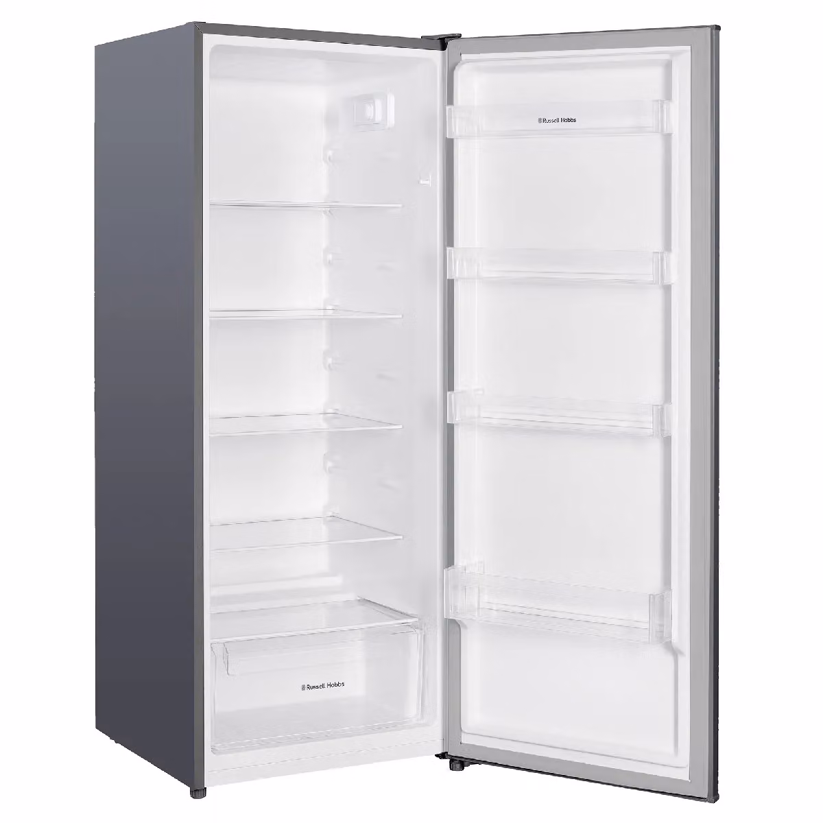 Russell Hobbs Silver Freestanding Larder Fridge with 242L Capacity, H 143 cm x W 55 cm x D 55 cm – 3