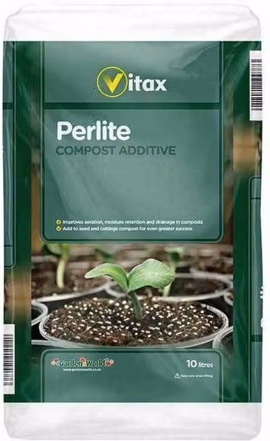 Vitax Perlite Special Substrate Potting Additive, Stone White, 10 l