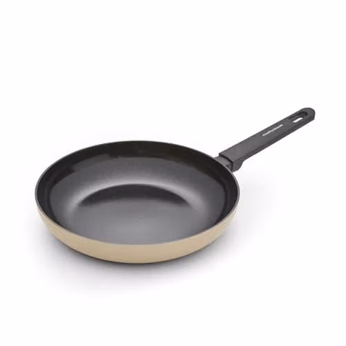 Morphy Richards 28cm Aluminium Frying Pan with Ceramic Coating in Beige