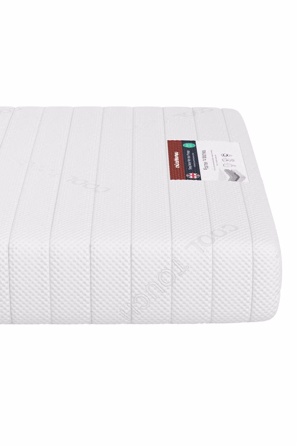 Rest Relax Thrive Kids Visco Therapy Foam Mattress, White, EU Single, Height: 10 cm – 2