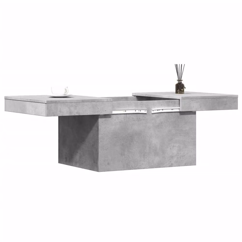 Berkfield Home Concrete Grey Coffee Table, W/D/H: 100 x 55 x 40 cm – 2
