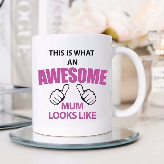 60 Second Makeover This Is What an Awesome Mum Looks Like Ceramic Mug in White