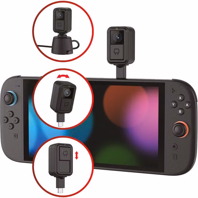 Venom Full HD 1080p USB Camera for Nintendo Switch 2, Black