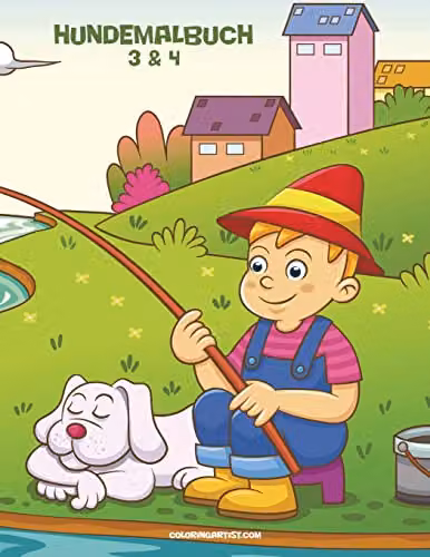 Createspace Dog Colouring Book 3 & 4, Multicolour
