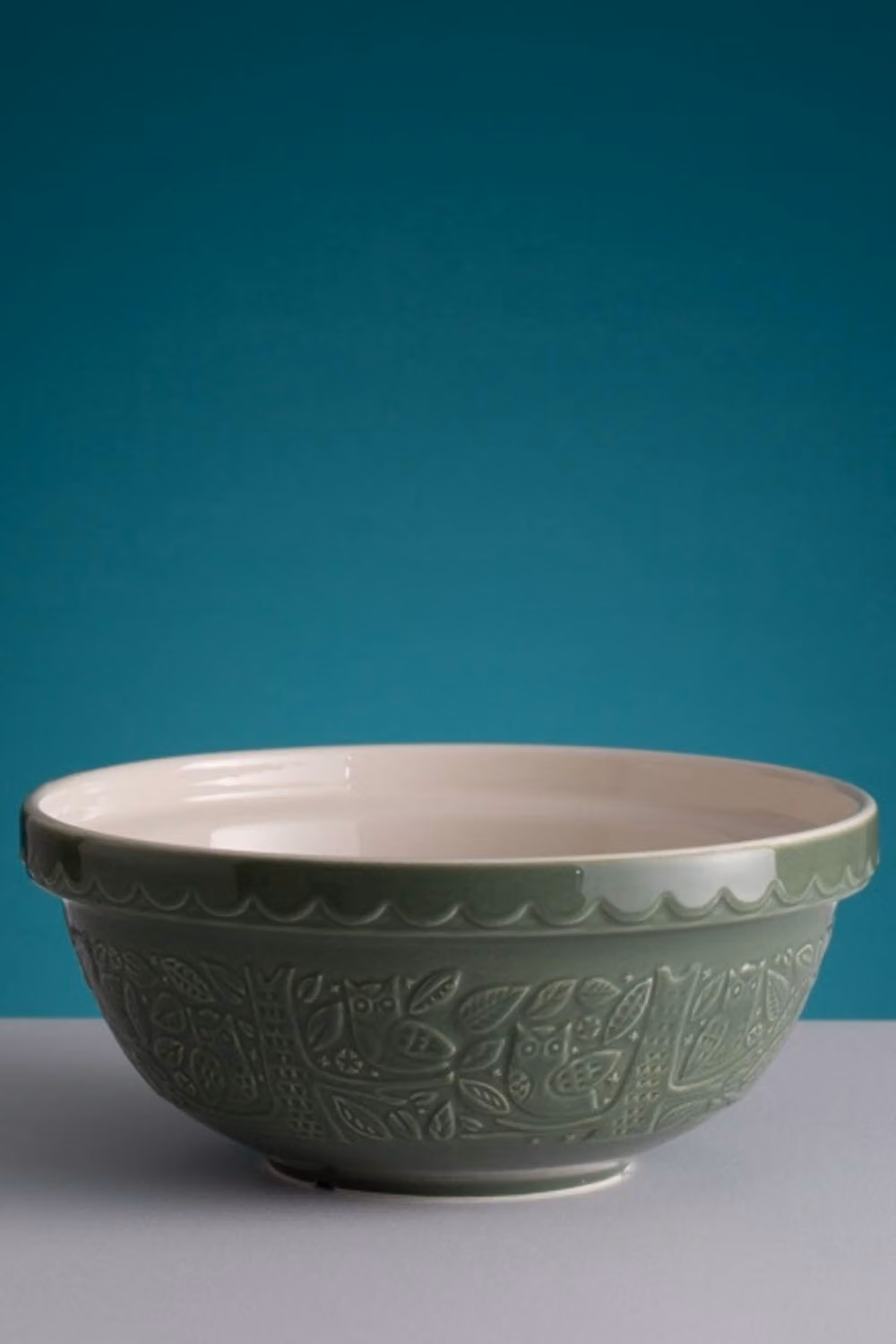 Mason Cash In the Forest Owl S18 Ceramic Mixing Bowl, Green, Diameter: 26 cm – 3