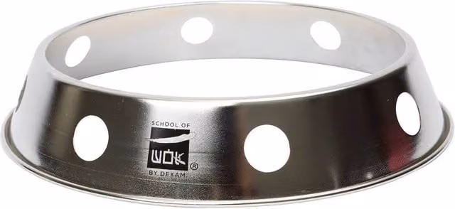 School of Wok Silver Stainless Steel Round Wok Ring, Diameter: 25 cm – 1