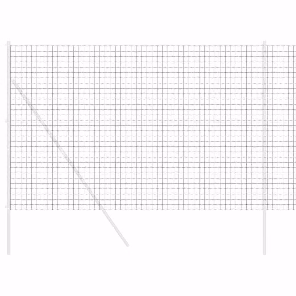 Berkfield Home Euro Fence Grey PVC-Coated Steel Fencing, H: 1.6 m x W: 10 m – 2