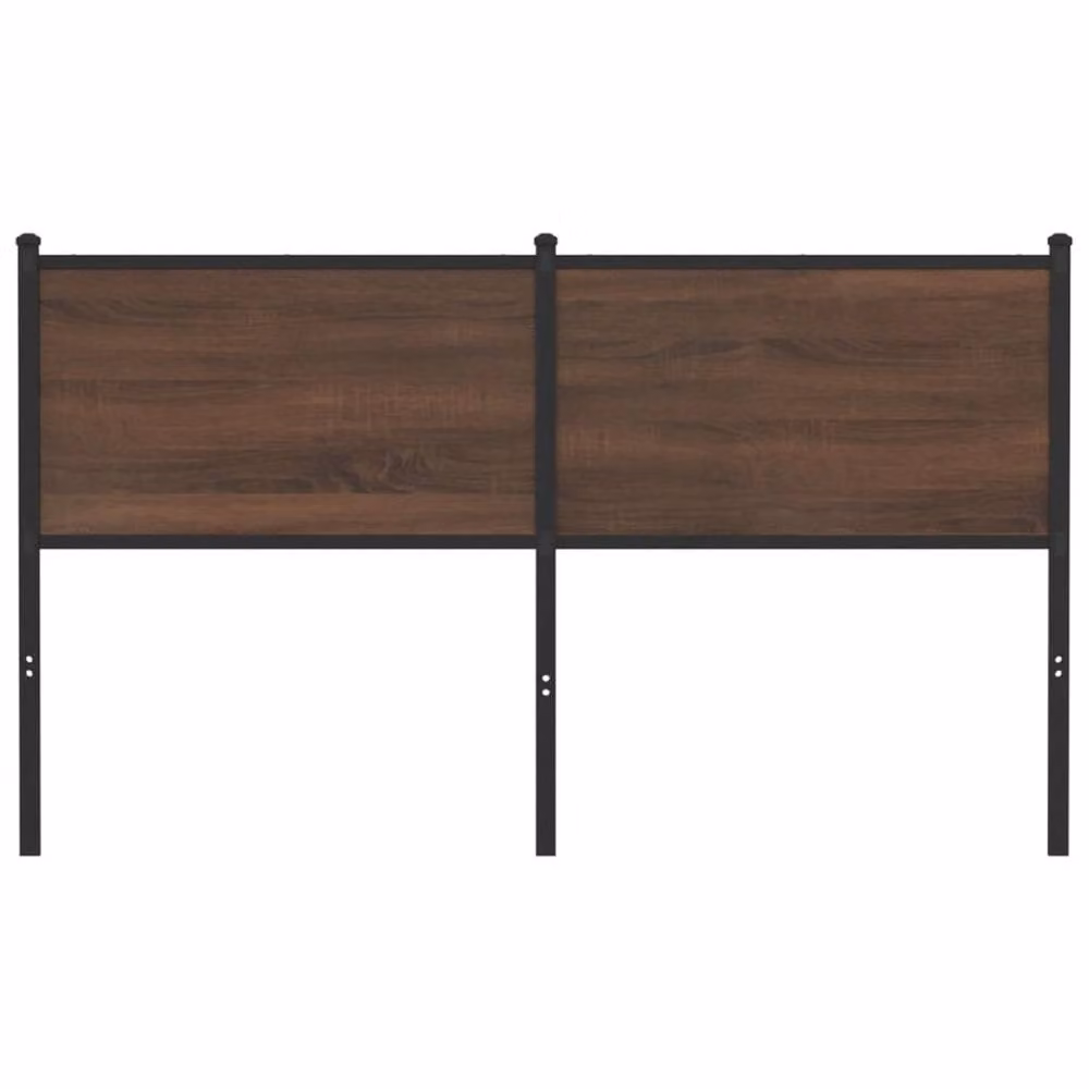 Berkfield Home Classic Headboard in Brown Oak, Width: 135 cm – 3