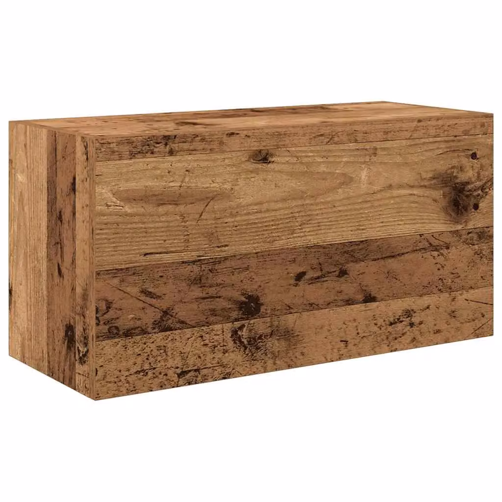 Berkfield Home Old Wood Bathroom Wall Cabinet in Brown, W/D/H: 60 x 25 x 30 cm – 2