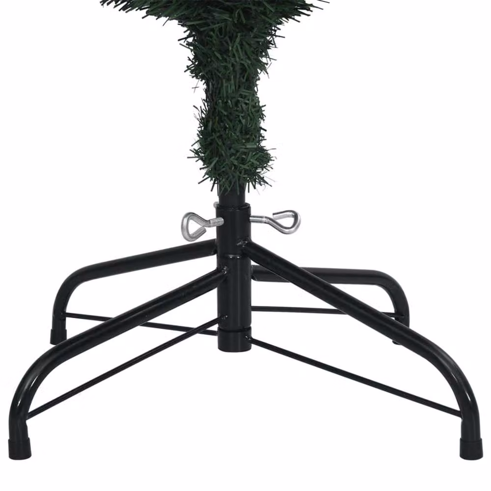 Berkfield Home Artificial Slim Green Christmas Tree with 150 LEDs, Height: 150 cm – 5