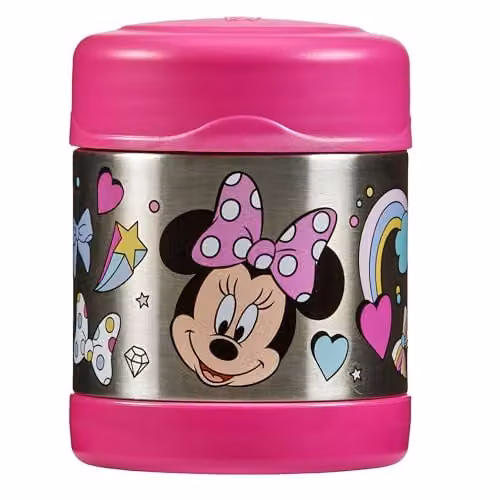 Thermos Disney Minnie Mouse Pink Multicolour Insulated Stainless Steel Food Flask 290ml – 1