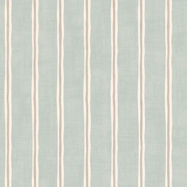 iLiv Rowing Stripe Fabric in Duckegg Blue