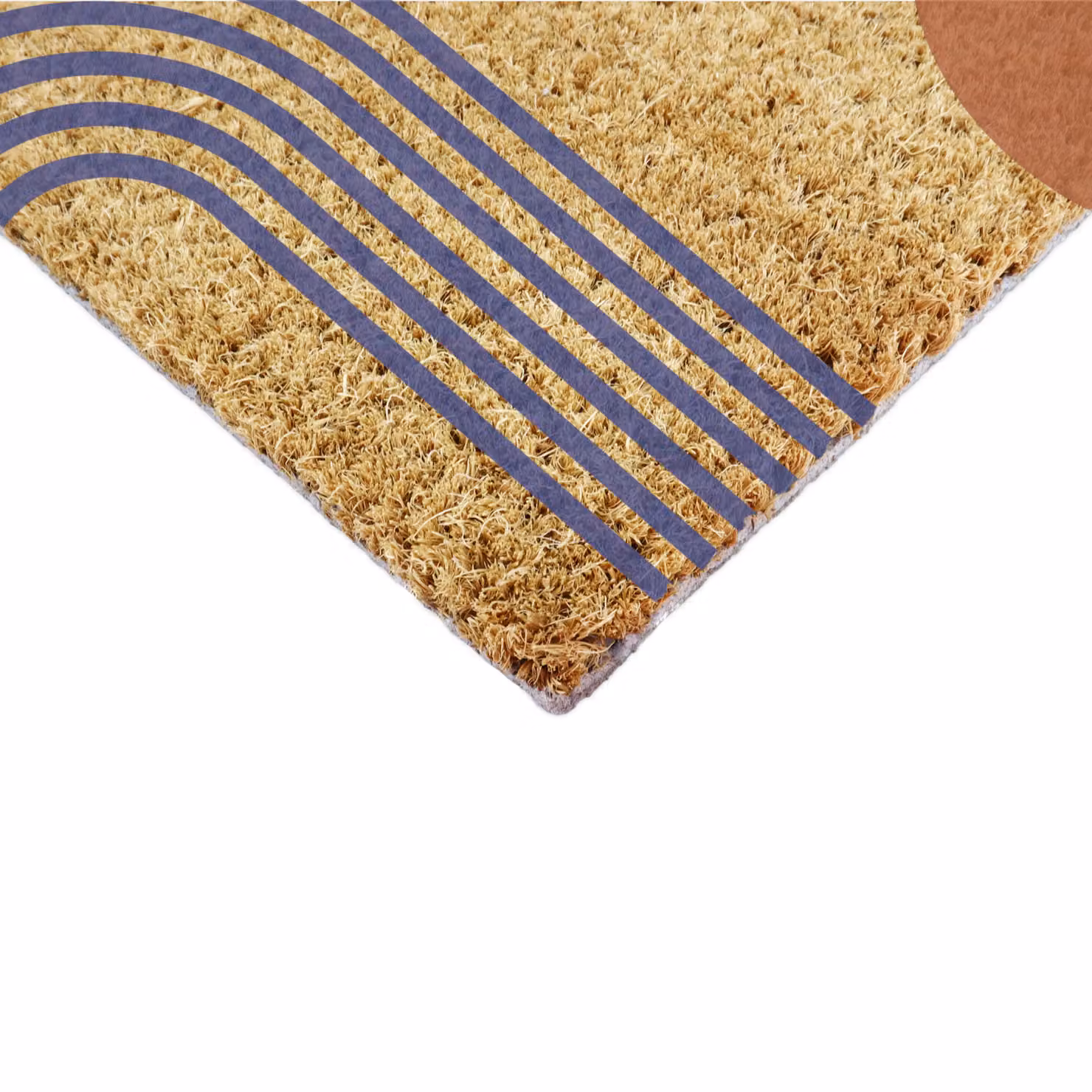 Artsy Mats Abstract Colour Doormat in Brown and Multicolour, W/D: 90 x 60 cm – 5