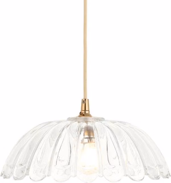 Netlighting Carnation Dome Pendant Ceiling Light in Transparent Glass – 1