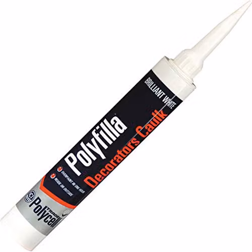 Polycell White Acrylic Decorators Caulk, 290 ml