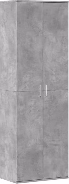 Berkfield Home Modern Highboard in Concrete Grey, W/D/H: 60 x 35 x 180 cm