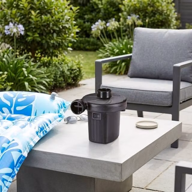 Garden Greatness Portable Electric Air Pump in Multicolour and Black – 1
