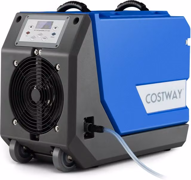 Costway 85L Industrial Dehumidifier in Blue