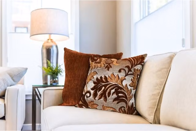 NewEdgeBlinds Rome Square Chenille Cushion Cover in Brown