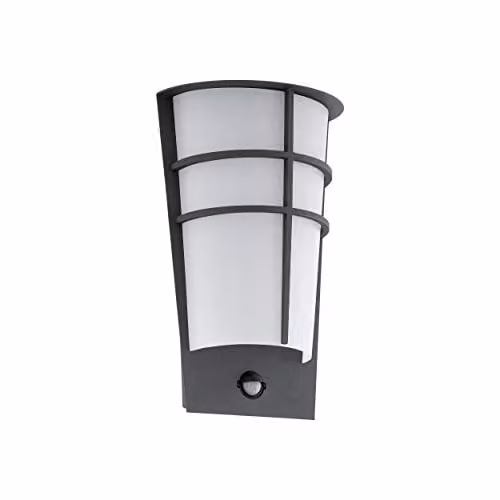 Eglo Breganzo 1 LED Outdoor Wall Light with Motion Sensor in Anthracite – 2