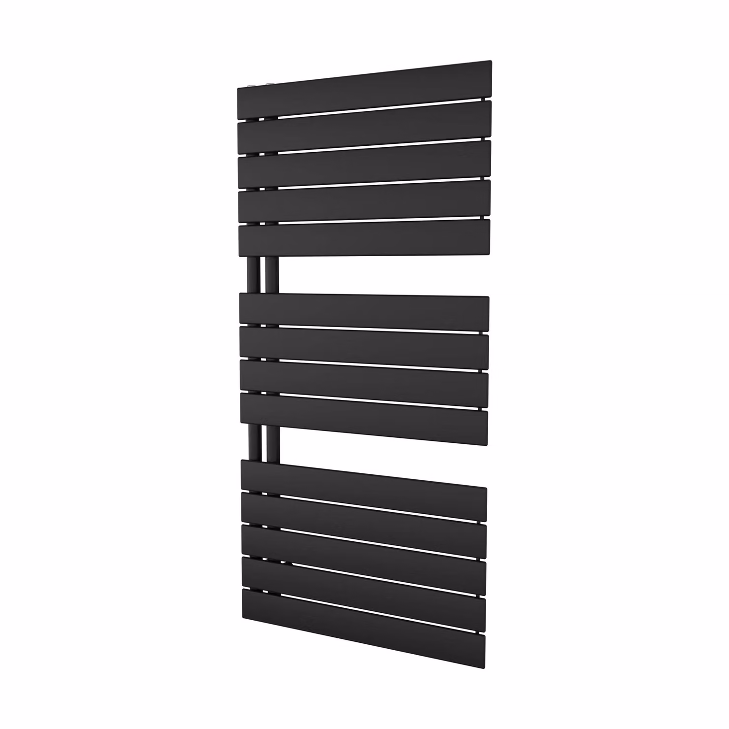 Agadon Panio Up Designer Panel Towel Radiator in Black, H 119.5 cm x W 60 cm – 2