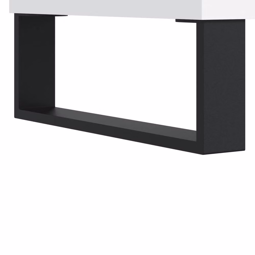 Berkfield Home White Modern Sideboard, W/D/H: 90 x 34 x 80 cm – 3