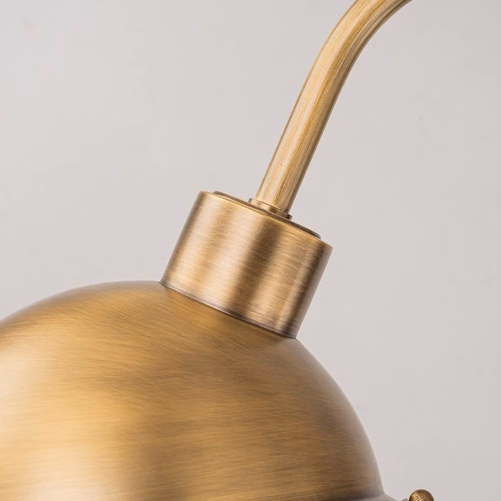 Netlighting Chiswick Antique Brass Outdoor Wall and Post Display Light in Gold with Transparent Glass, IP44 – 2