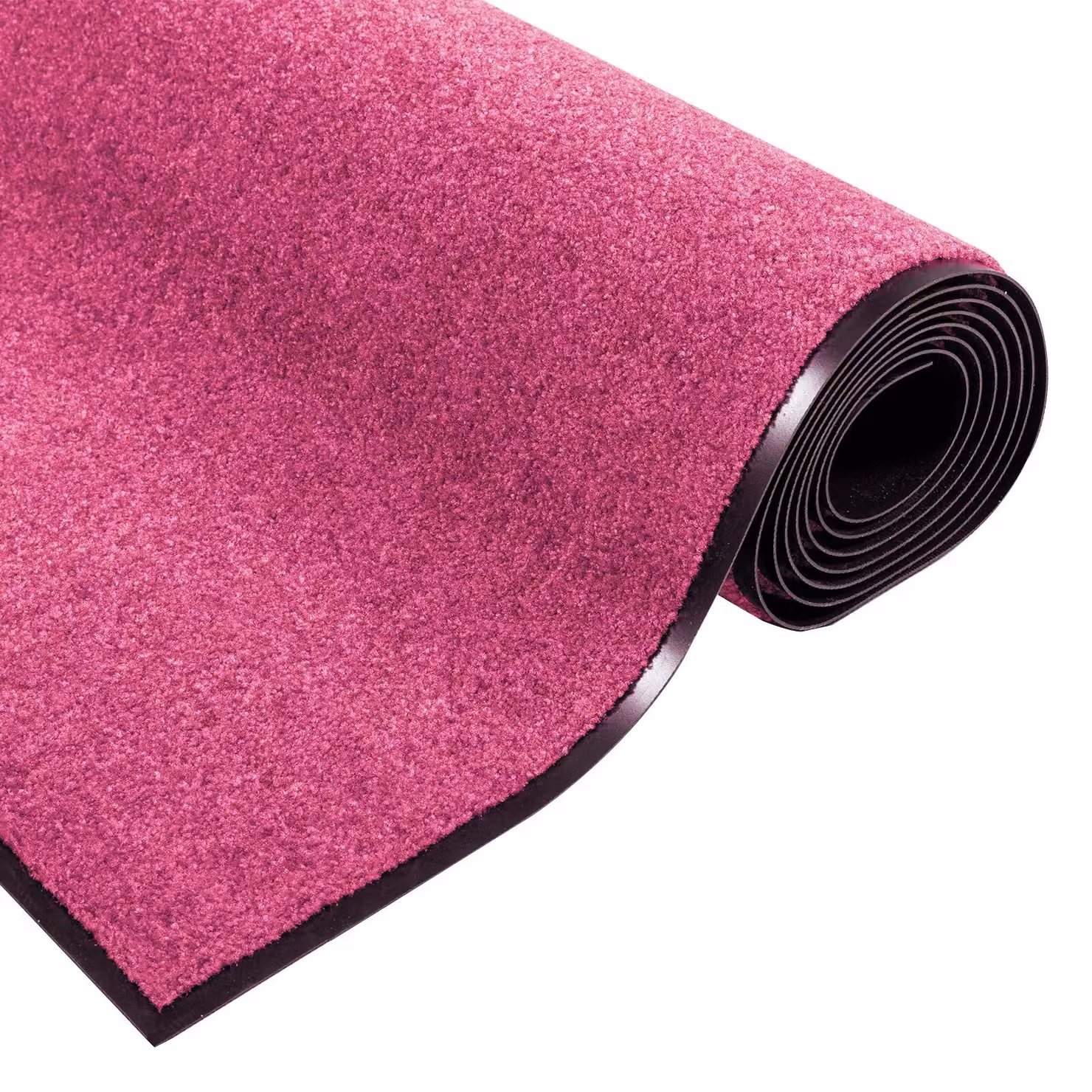 Berkfield Home Pink and Black Washable Polyamide Doormat, W: 300 cm, D: 120 cm – 4