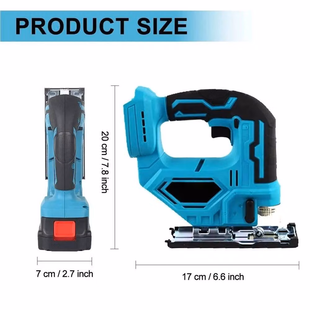 SPETLEK 21V Cordless Electric Jigsaw for Woodworking in Blue – 2