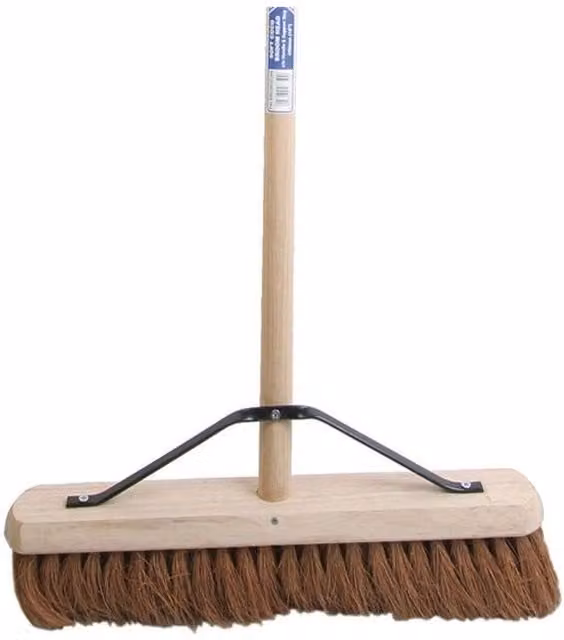 Faithfull Soft Coco Broom with Stay in Multi Colour