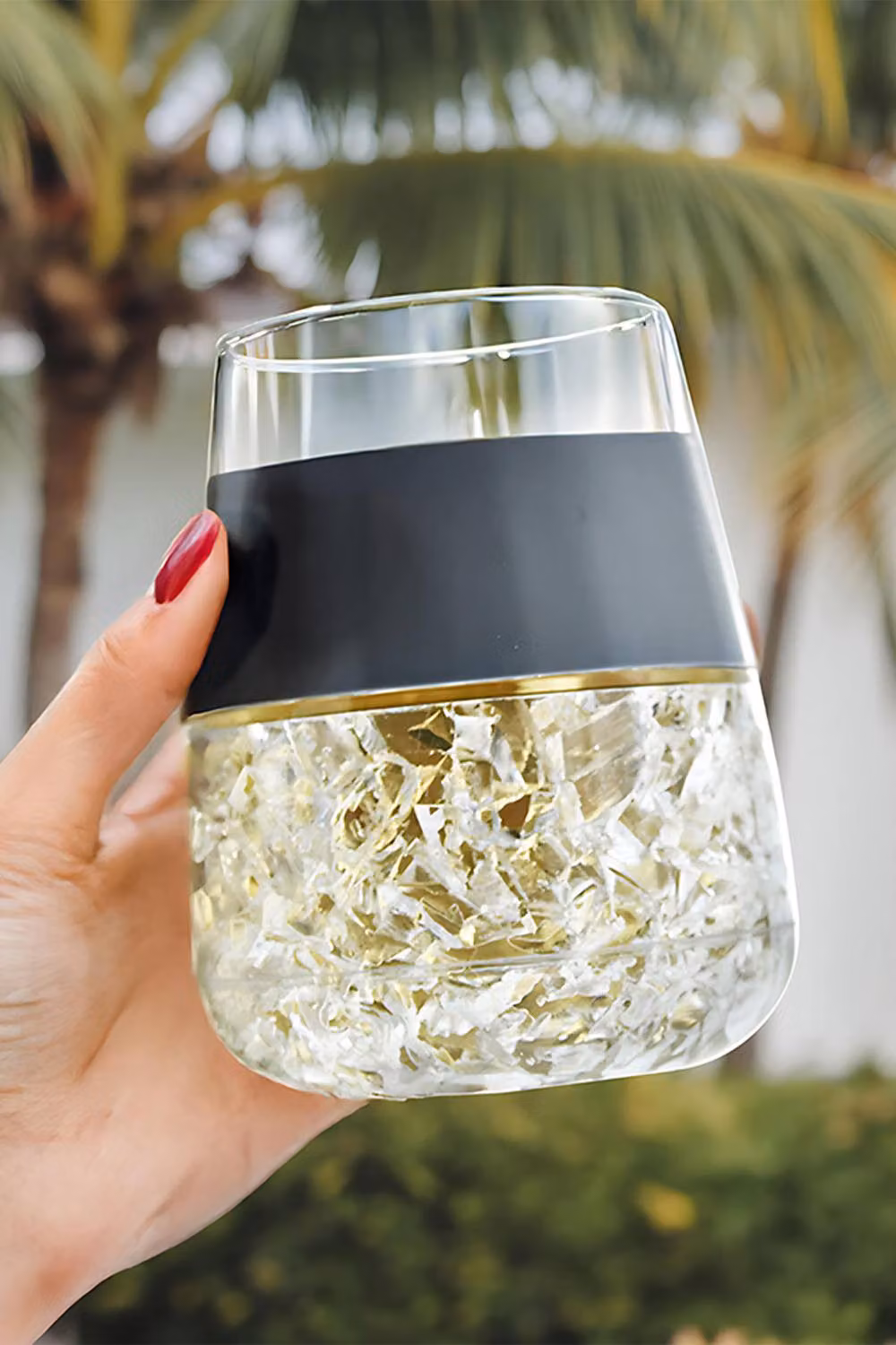 Mikamax Set of 2 Multicolour Wine Cooling Tumblers with Coolbag, 260 ml per cup – 3