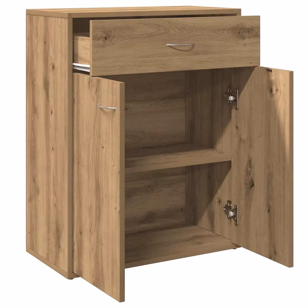 Berkfield Home Artisan Oak Sideboard in Brown, W/D/H: 60 x 30 x 75 cm – 3