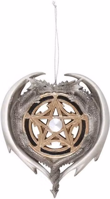 KDMD Dragon Magic Silver Metal Animal Hanging Ornament – 1