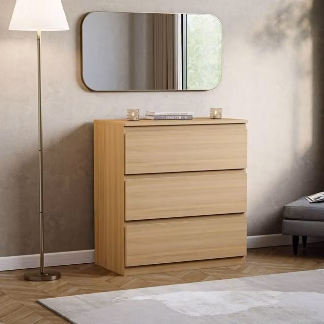 HD Designs Denver 3 Drawer Chest of Drawers in Brown