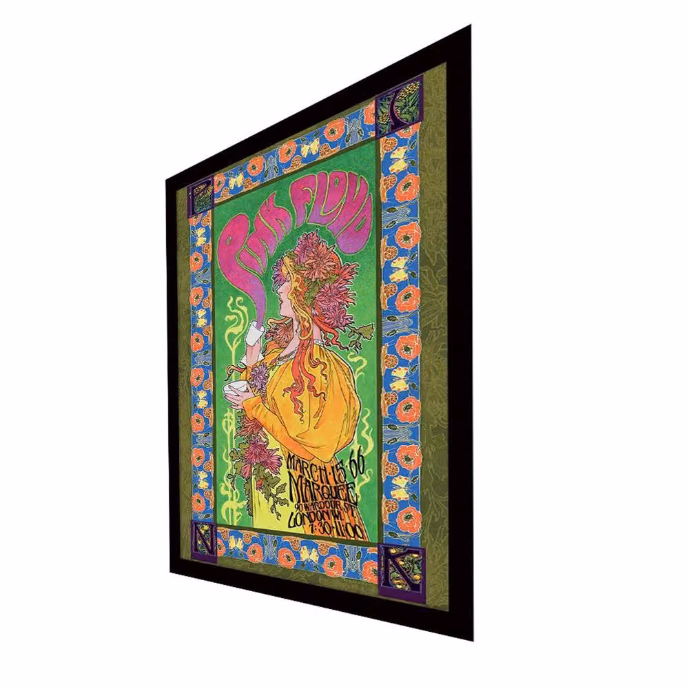 Pink Floyd 66 Multicolour Framed Paper Poster – 2