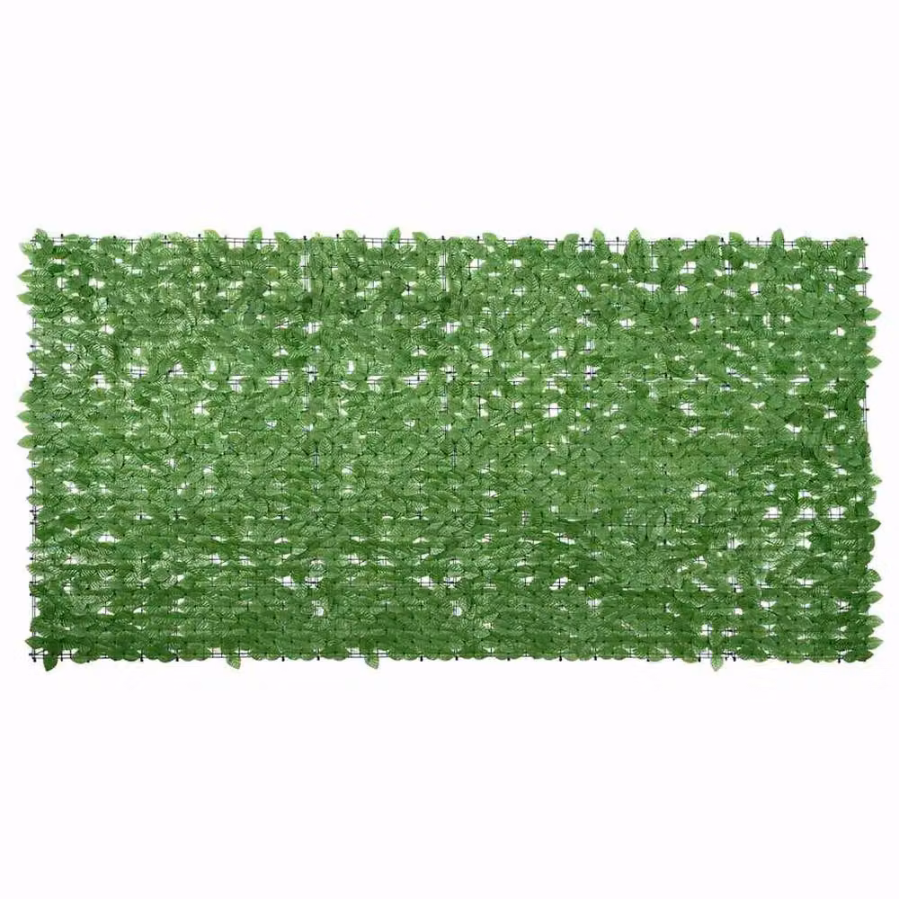 Berkfield Home Green Artificial Hedge Balcony Screen with Green Leaves W: 300 cm, H: 150 cm – 2