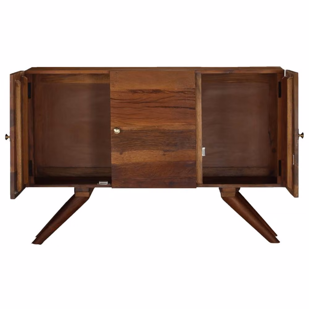 Berkfield Home Brown Solid Reclaimed Wood Sideboard W/D/H: 110 x 30 x 75 cm – 2