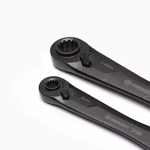 Crescent X6 2 Piece Combination Ratcheting Spanner Set in Black – 2