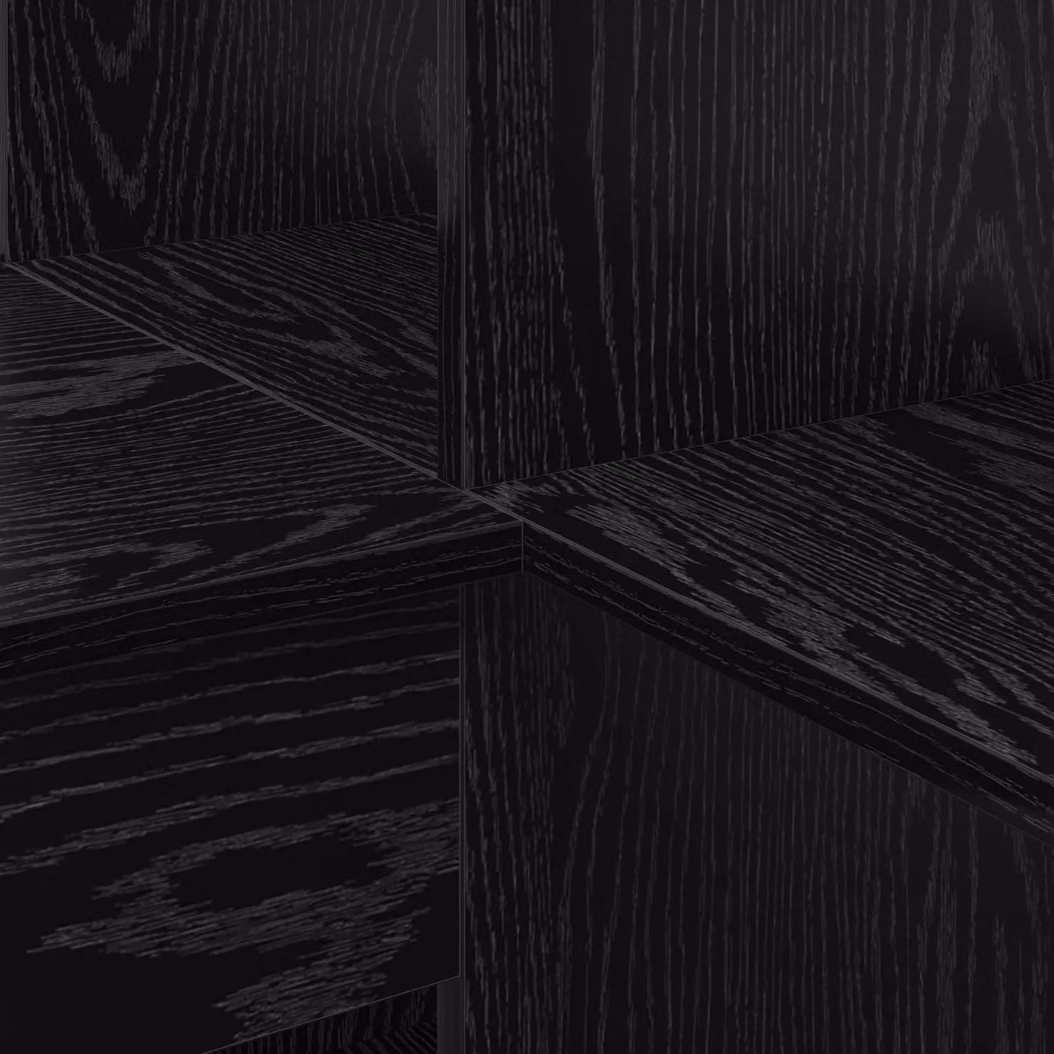 Berkfield Home Modern Corner Desk with Storage Shelf in Black Oak, W/D/H: 149.5 x 101.5 x 149.5 cm – 6