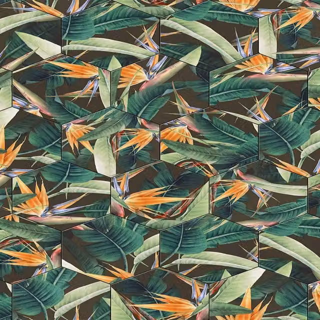 Vinyl Flooring UK 3D Koi Pond Effect Anti Slip Sheet Vinyl Flooring in Bright Green, 2.5mm Thick