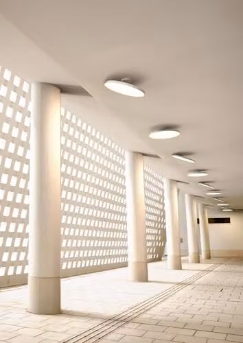 Nordlux Kaito LED Ceiling Light, White Metal, Warm White 3000k, Diameter: 39 cm – 2