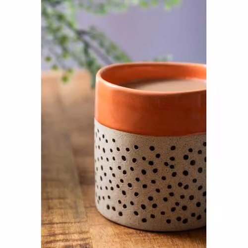 Mikasa Stoneware Mug in Orange Glaze with Blue Label, 390ml – 2
