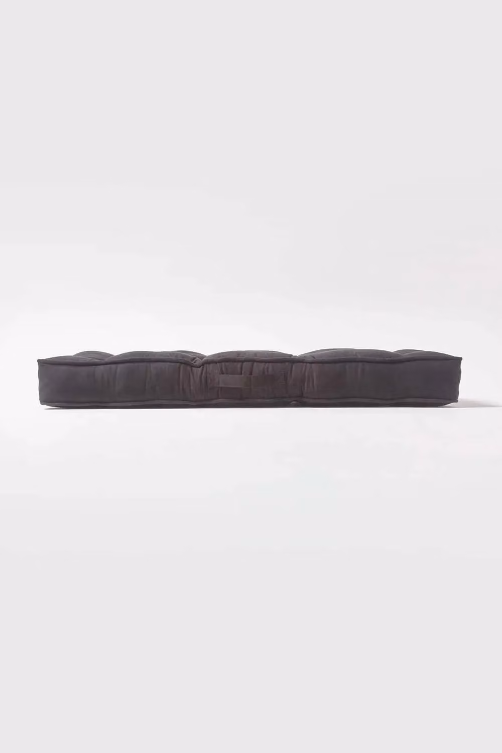 Homescapes Faux Suede 2 Seater Booster Seat Cushion in Black – 3