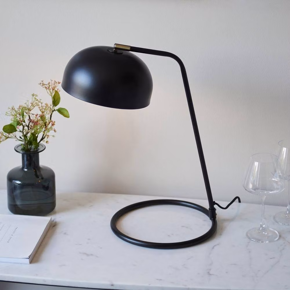 Netlighting Brair Adjustable LED Task Table Lamp in Black and Gold/Brass – 3