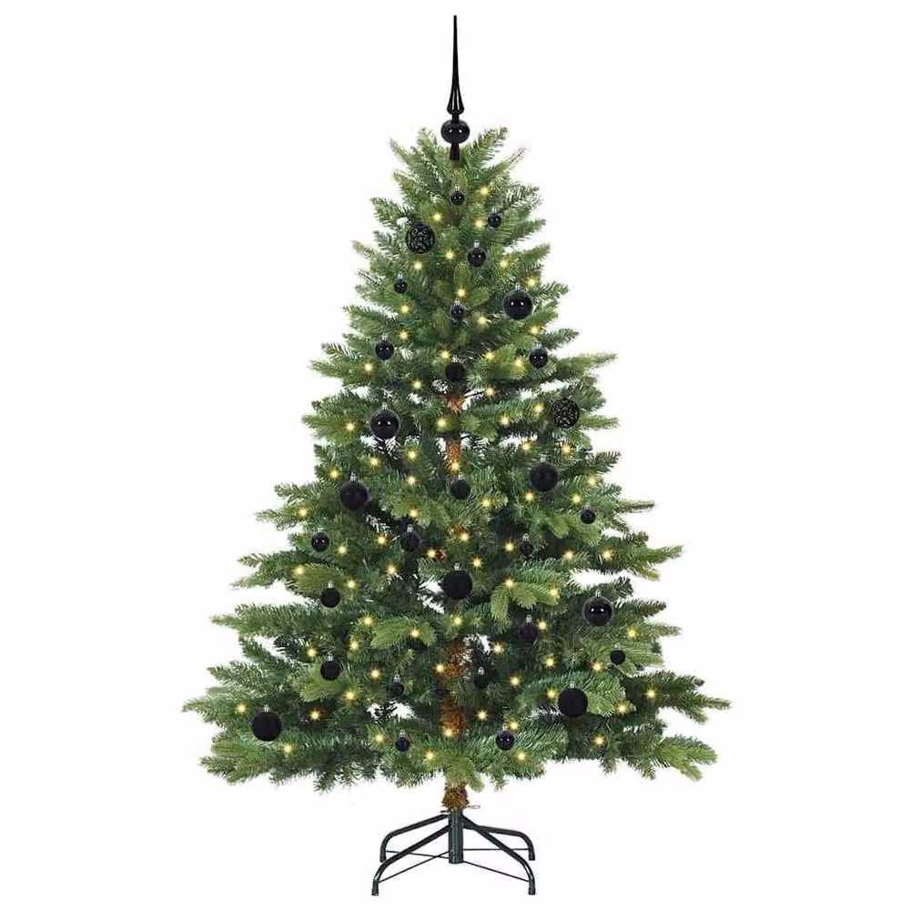 Berkfield Home Artificial Green Christmas Tree with 150 LEDs, Height: 150 cm – 3