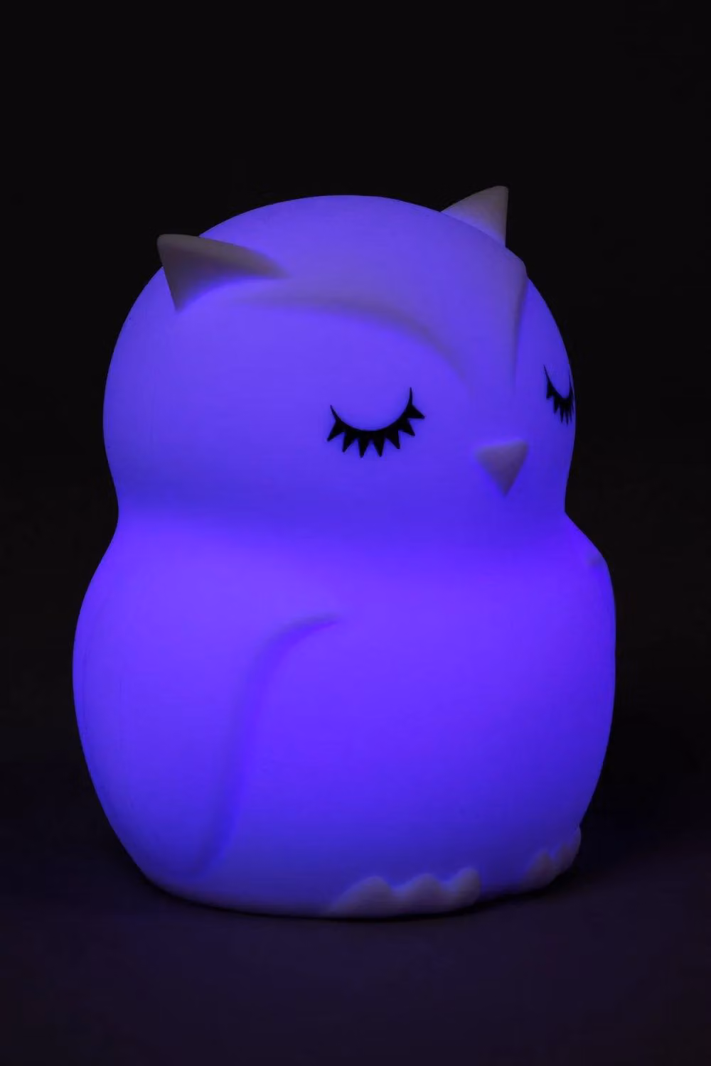 BHS Lighting Glow Owl Silicone Night Light in White – 2