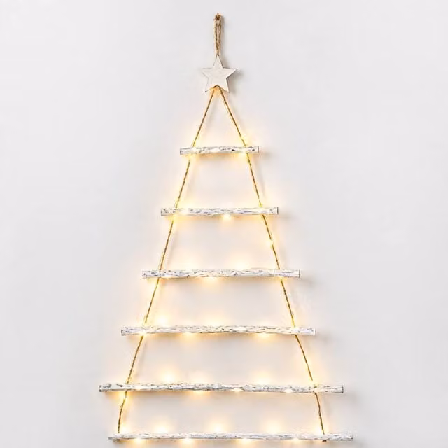 SPOT ON DEALZ 40 LED Warm White Twig Wall Tree Indoor Christmas Decoration – 1