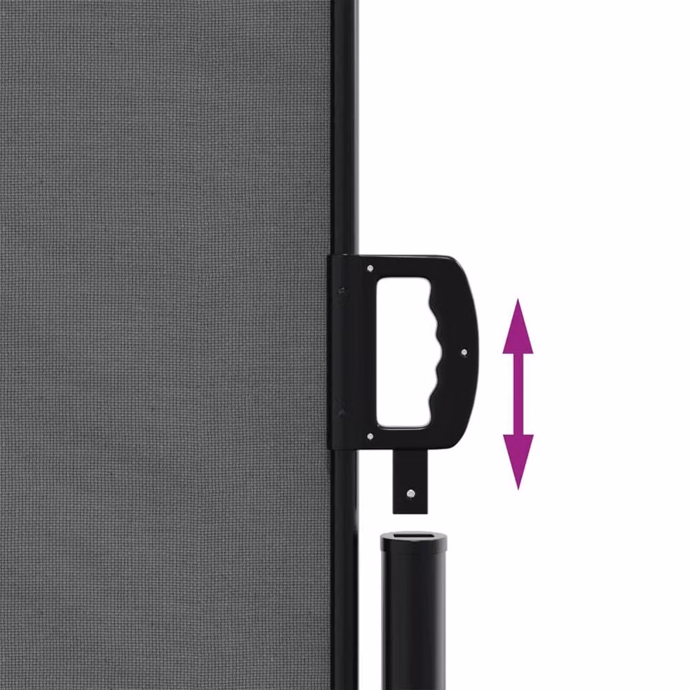 Berkfield Home Retractable Single Side Awning in Anthracite Grey, W/H: 600 x 140 cm – 5